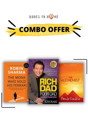 The Monk Who Sold His Ferrari + The Alchemist +Rich Dad Poor Dad Combo