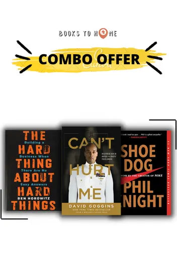 Can't Hurt Me+ Shoe Dog+The Hard Things About Hard Things Combo